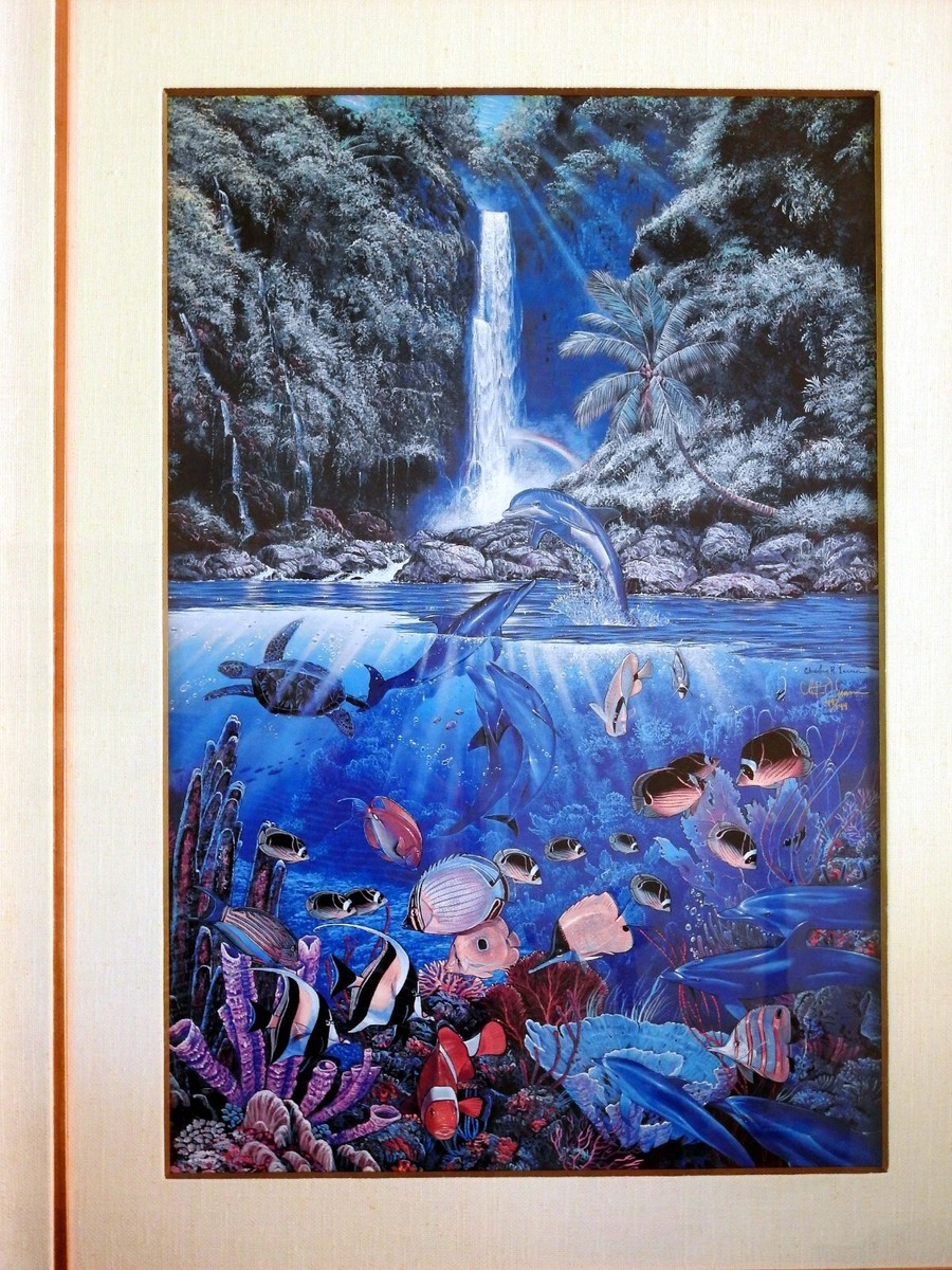 クリスチャン・リース・ラッセン 『レインボーシー』20/200直筆サイン