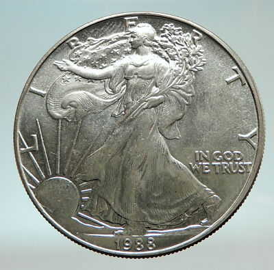 ヒロS2040様 アメリカ イーグル 銀貨 1オンス 1988年 1ドル イーグル