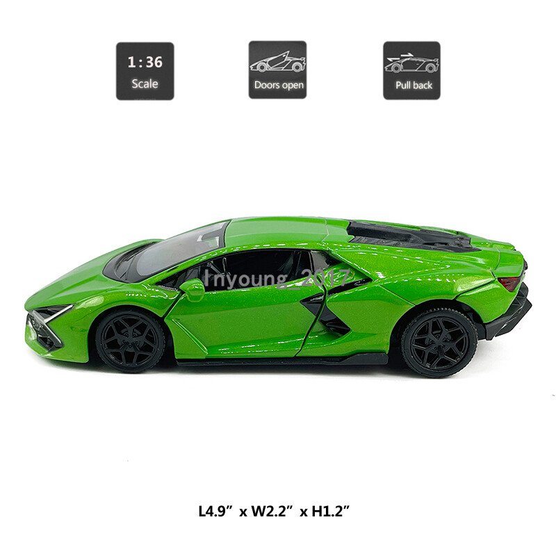 Lamborghini Revuelto 1/36 Scale Diecast Model Car Metal Toy Cars