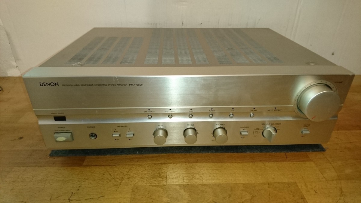 Denon PMA-680R silber Amplificateur Amplifire Poweramp Stereo Hifi