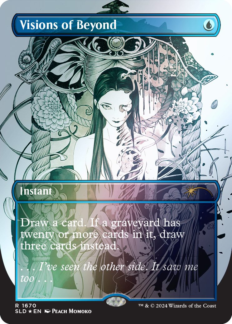 MTG Secret Lair Peach Momoko Foil 桃桃子 Magic the Gathering MTG