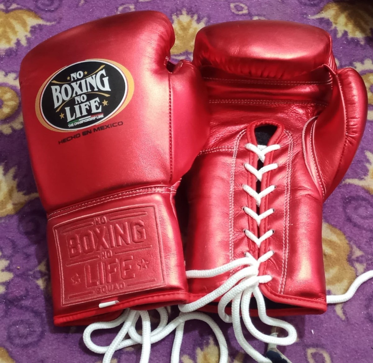 No Boxing No Life ボクシンググローブ 8オンス No boxing No life