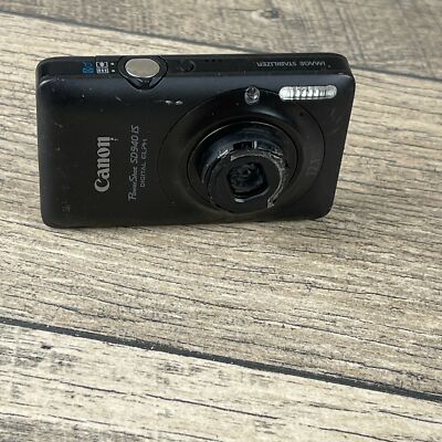 Canon PowerShot SD940 IS Black 12.1 MP 4x Optical Zoom Digital