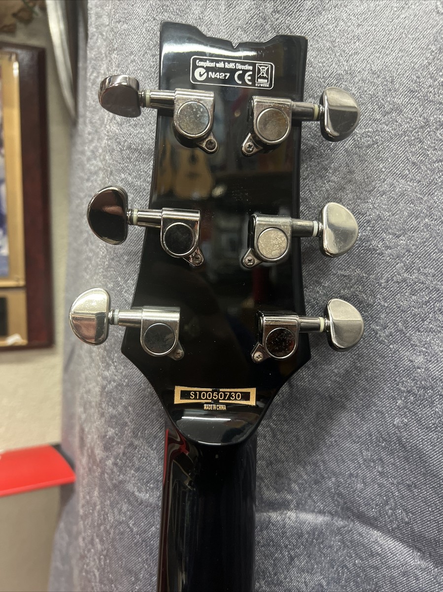 Ibanez N427 Single Cutaway 6 String Electric Guitar Black/Silver