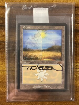 MTG✨VERIFIED Artist Signed GURU PLAINS✨Guru Lands Promo NM/M