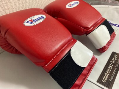 かんなさん専用】Winning ボクシンググローブ 14oz 赤 新品】Winning
