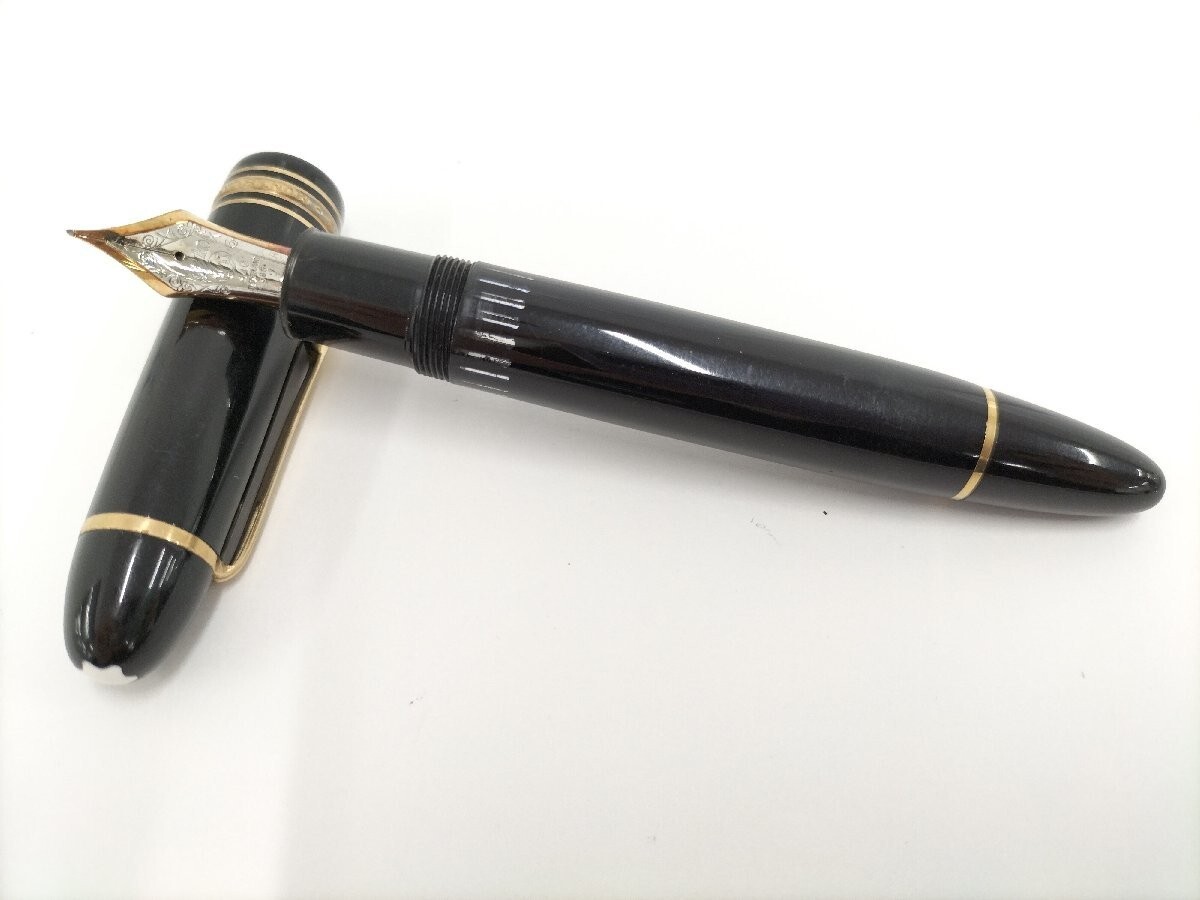 Montblanc Meisterstuck 149 14C 4810 585 Black Fountain Pen | eBay
