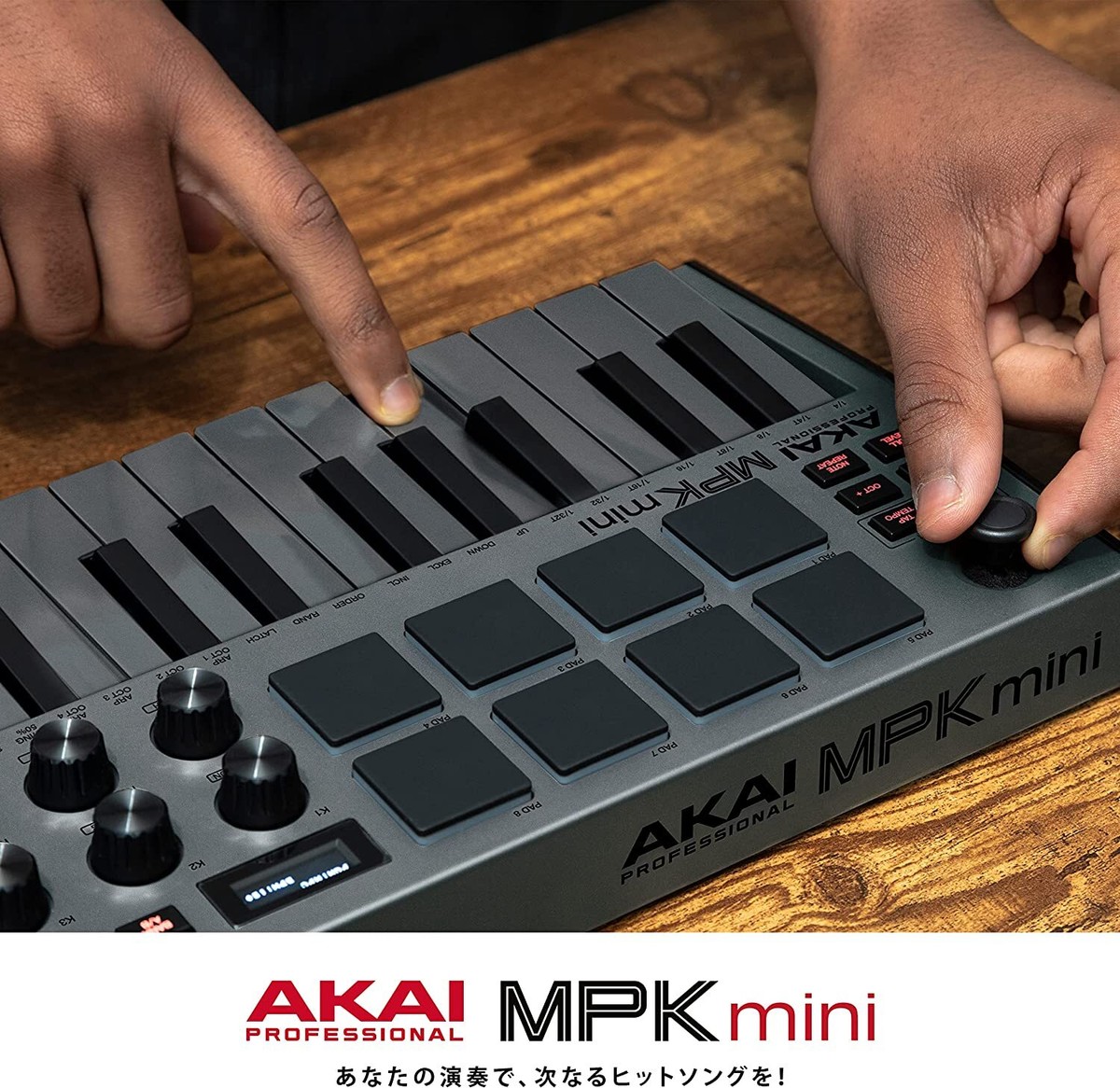 AKAI MPK mini MK3 Professional MIDI Keyboard Controller Gray New