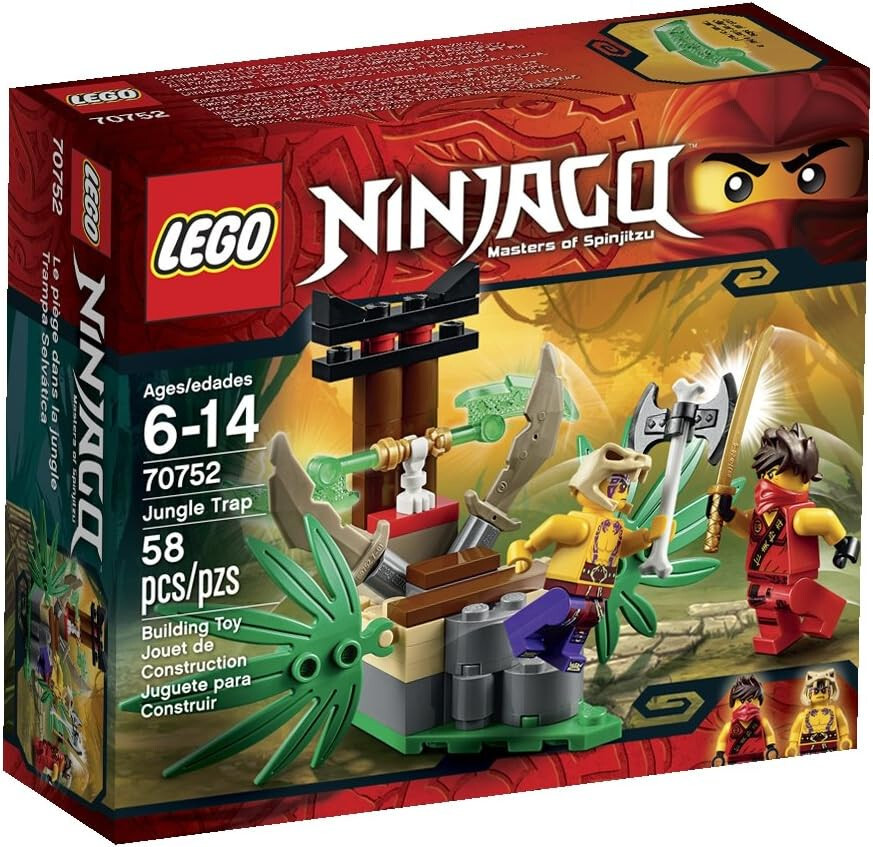 Lego Jungle Trap 70752 NINJAGO Minifigure Building Set