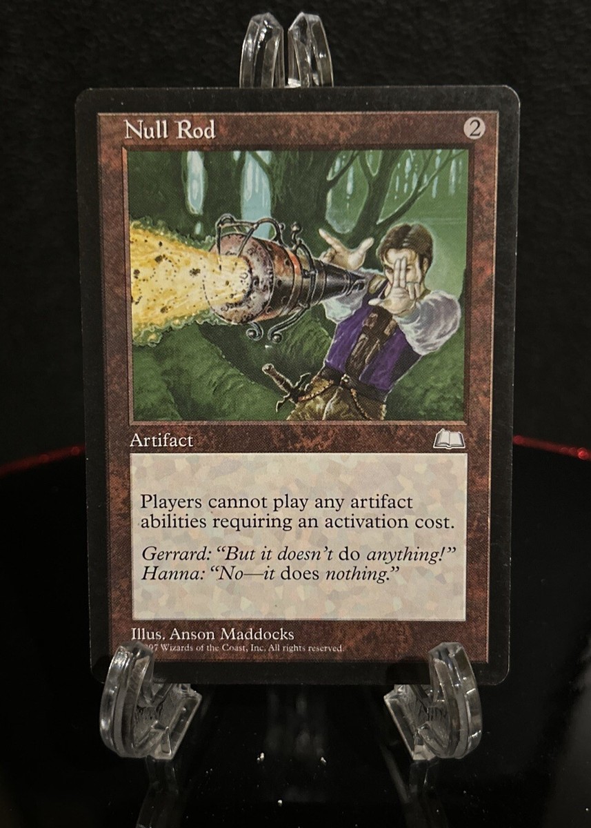 mtg 無のロッド Null Rod 英語2枚 mtg 無のロッド Null Rod 英語