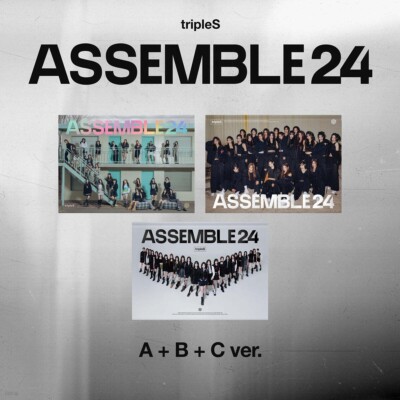 tripleS Album ASSEMBLE24 C Ver. CD+70p Booklet+3p Sticker+Objekt+