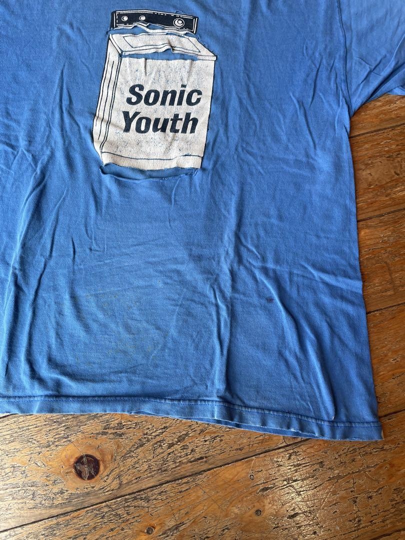 90〜00'sヴィンテージバンドtシャツSonic Youth Tシャツ 青 90〜00's