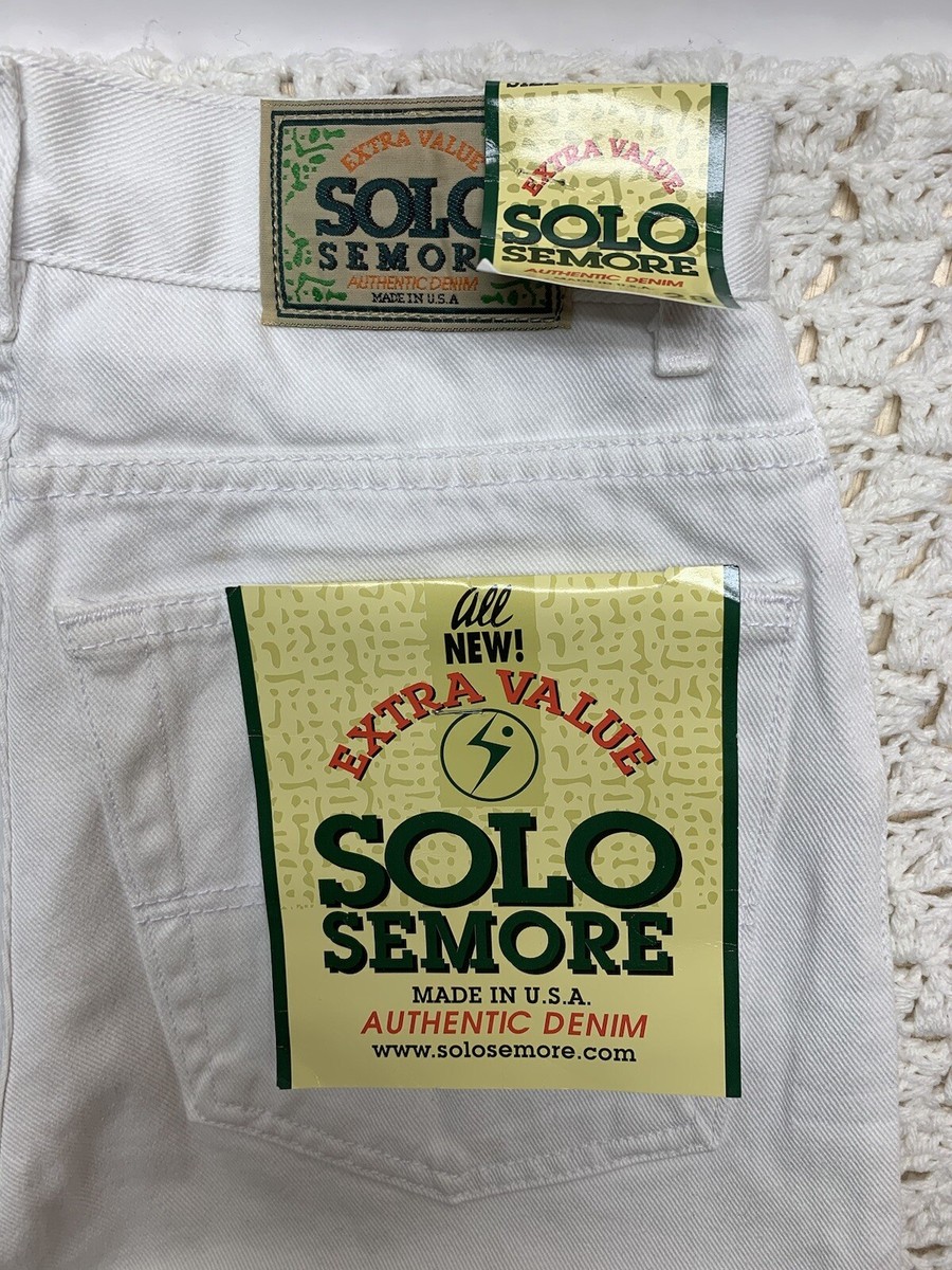 Vtg 90s Solo Semore Jeans Mens Tag 28 Approx 25x27 Wide Baggy