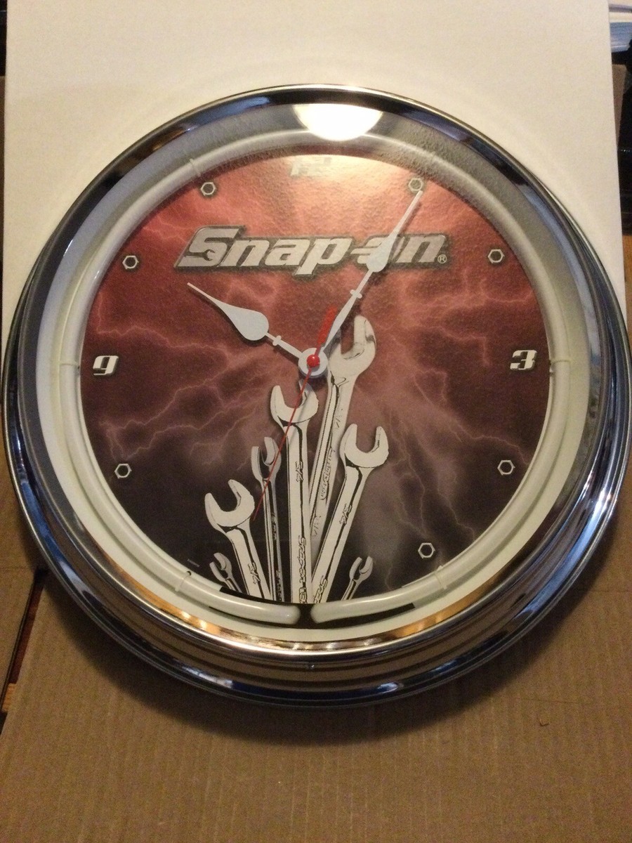 パペット Snap-on 壁掛時計 内部照明付 CLOCK パペット Snap-on 壁