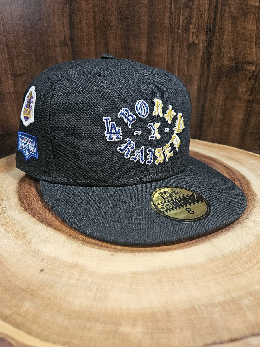 LA Dodgers LA Lakers Born X Raised New Era 59Fifty Fitted Hat Cap