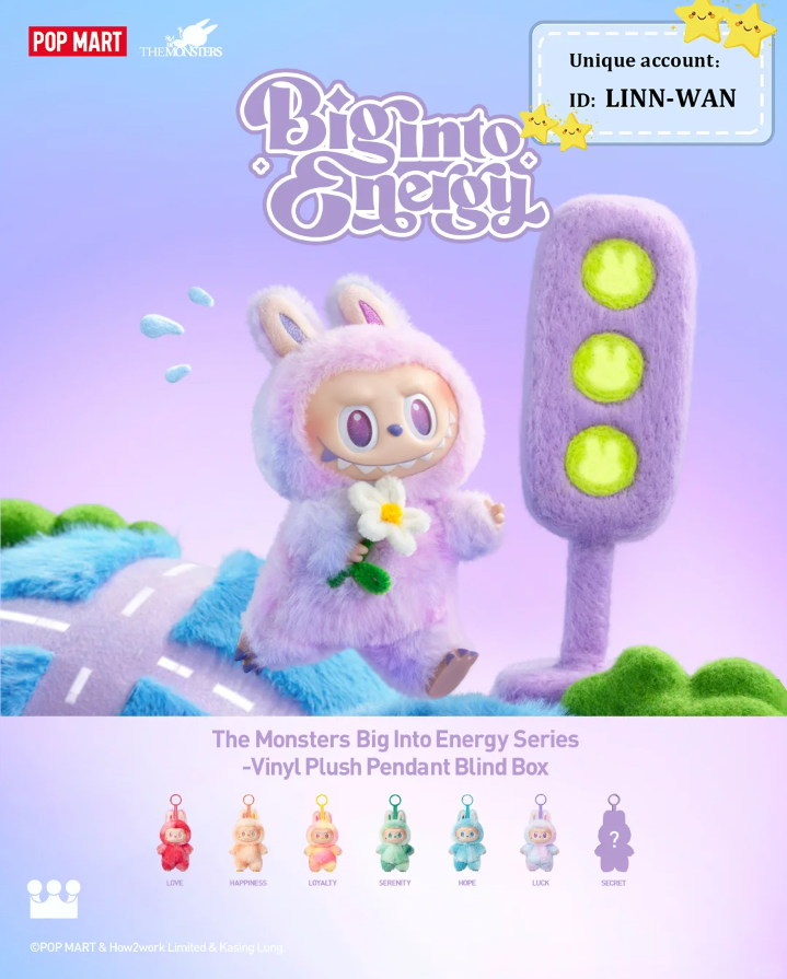 正規品 LABUBUラブブ Big into Energy LUCK ラブブ labubu Big into