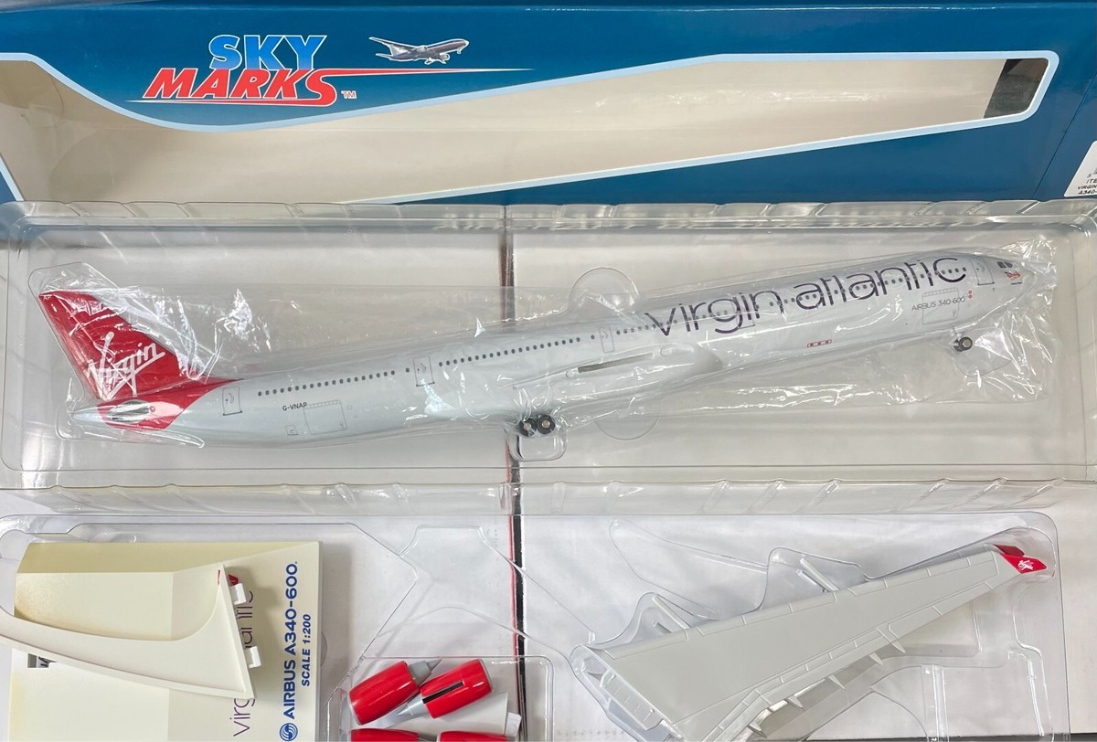 航空機・ヘリコプター Ever Rise 1/200 A340-600 Virgin Atlantic