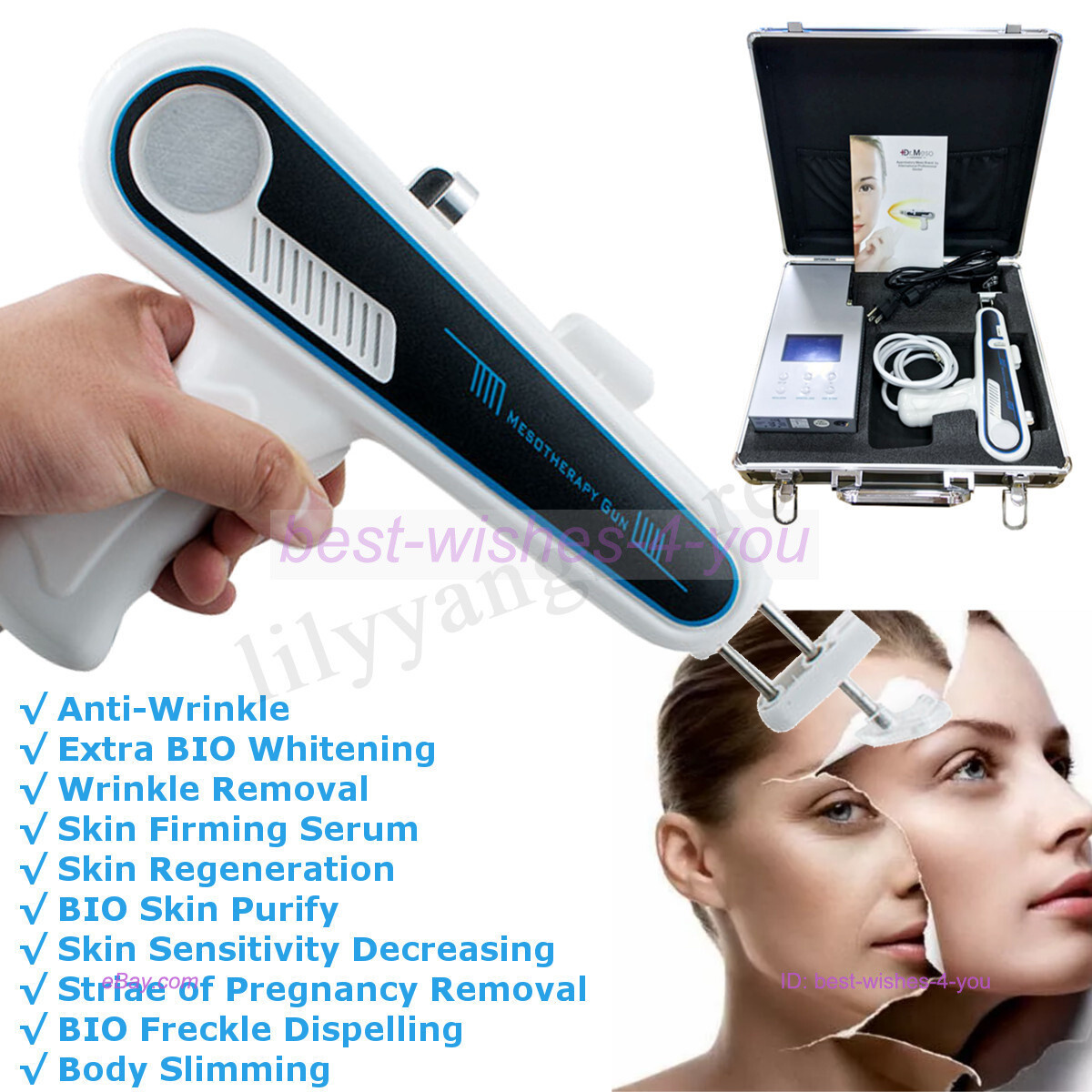 Mesotherapy Gun Mesogun Meso Therapy Rejuvenation Anti-Wrinkles
