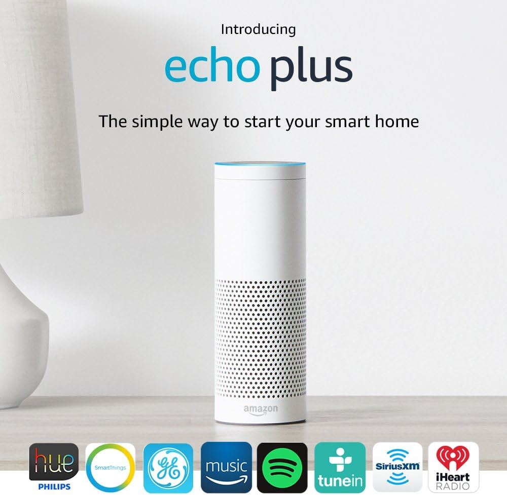 Amazon Echo Plus 1st Gen Music Speaker with Alexa Smart Home Hub