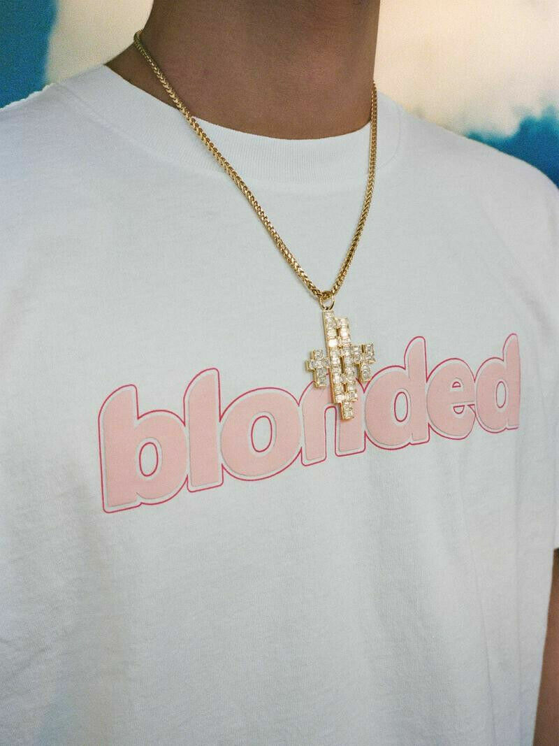 Frank Ocean Blonded Logo Shirt White/Pink Size Extra Large | eBay