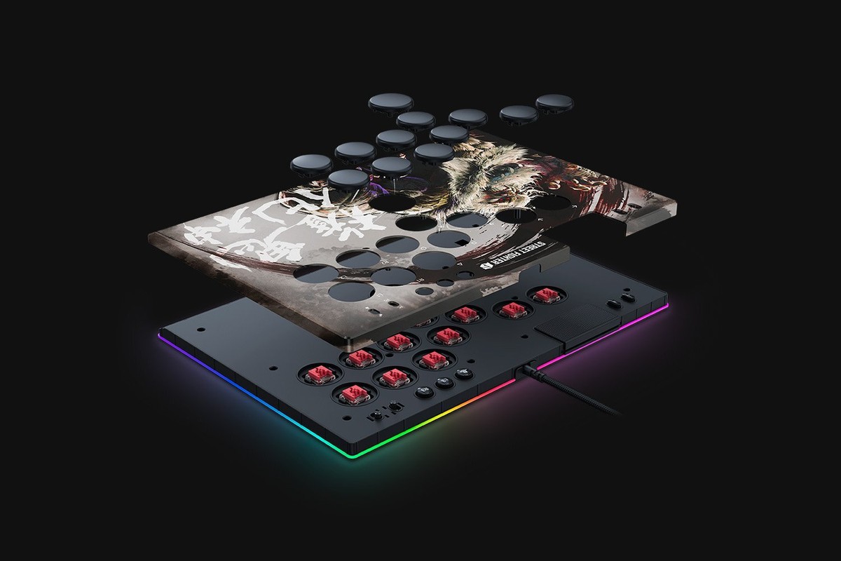 Razer Kitsune SF6 Fighters Edition Akuma PC用ゲームコントローラー