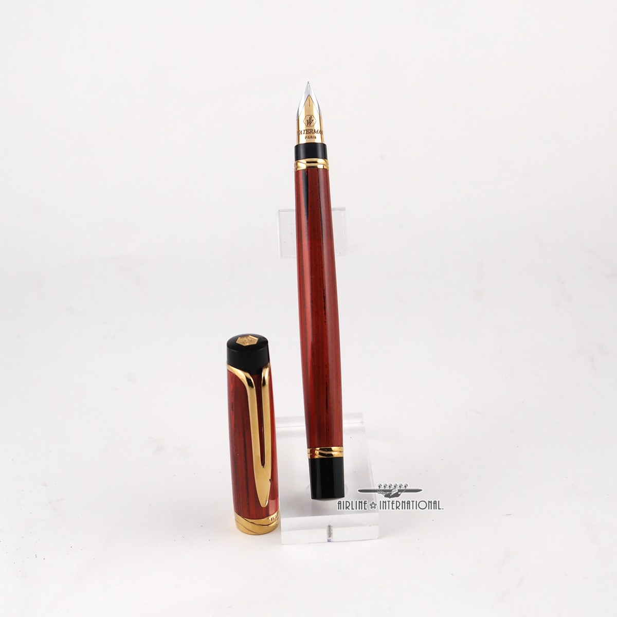 Waterman Liaison Ebonite Orange Fountain Pen-M | eBay