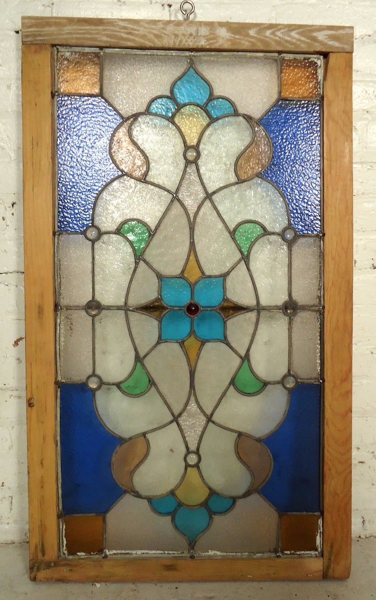 Antique Stained Glass Window (2153) - 24