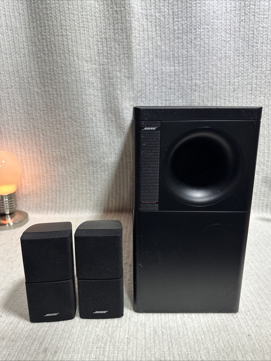 Bose Acoustimass 5 Series III Subwoofer 2x Double Cube Speakers