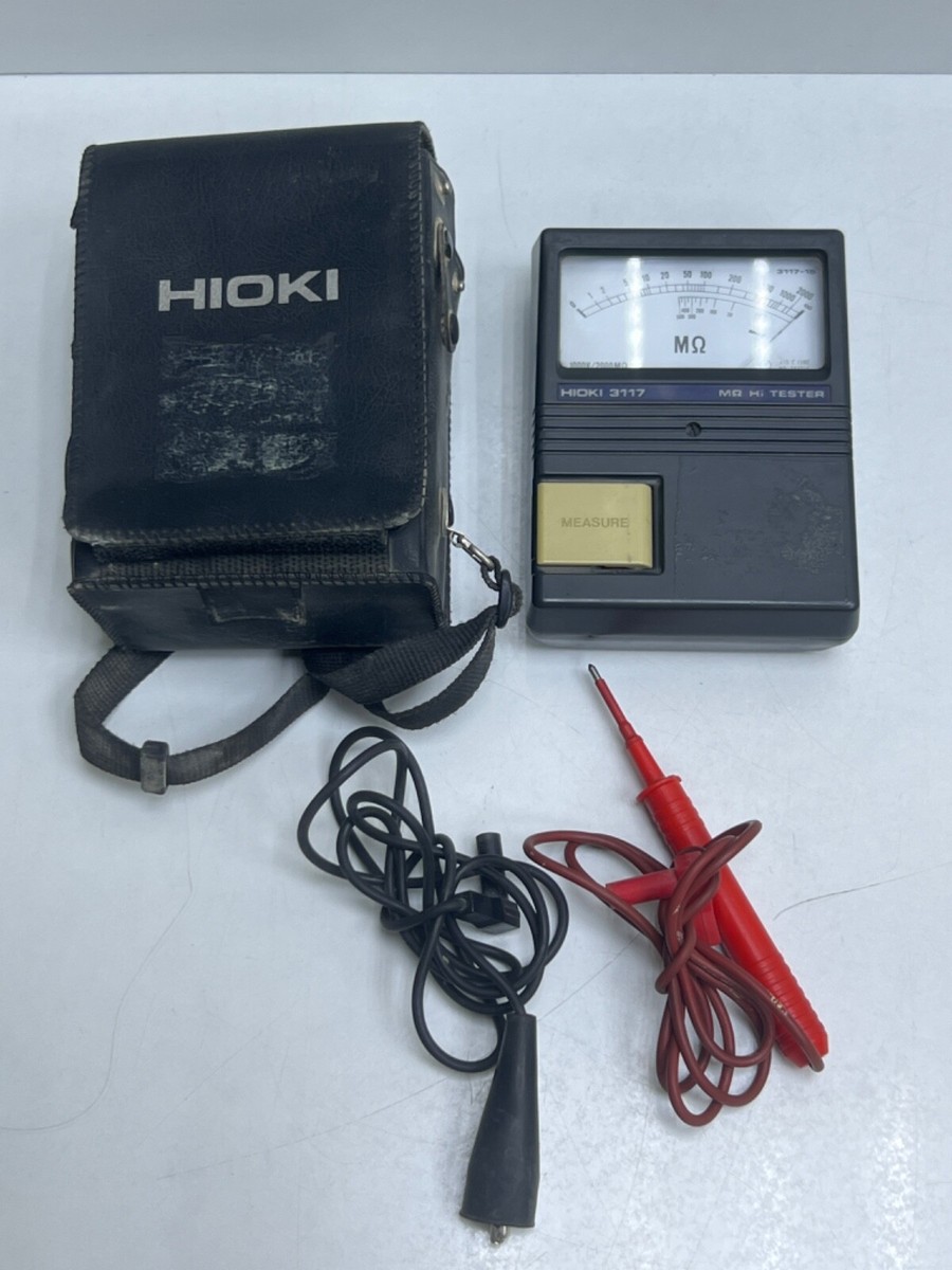 HIOKI 3117-15 TRANSISTORIZED INSULATION TESTER | eBay