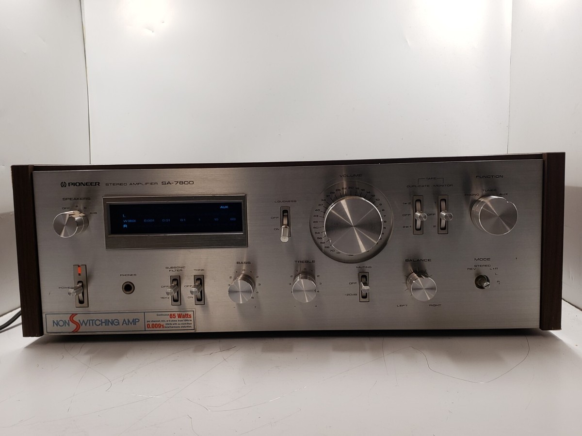 Pioneer SA-7800 Stereo Amplifier Receiver Non Switching Amp