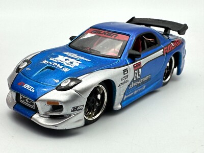 Jada Toys Diecast Import Racer Mazda RX-7, Blue, 1:64 | eBay