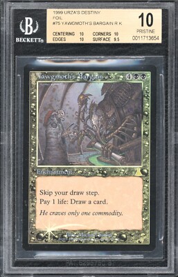 Foilヨーグモスの取り引き⁄Yawgmoth's Bargain 英語1枚 Foil