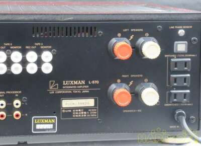LUXMAN L-570 A10413982A Power Supply Voltage 100V Integrated