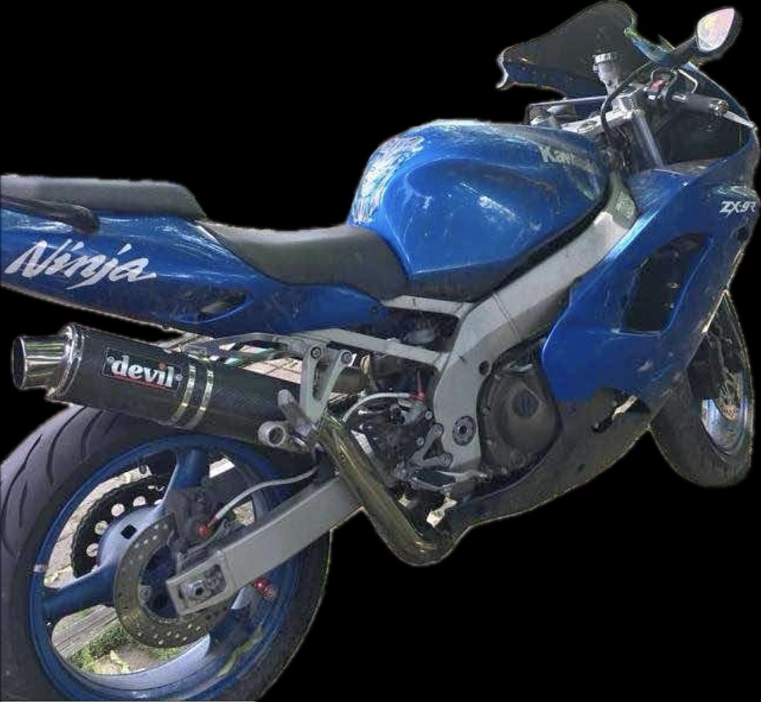 Kawasaki Ninja ZX9R ZX9 ZX 9 9R 900 Devil Exhaust Oem Header Pipe