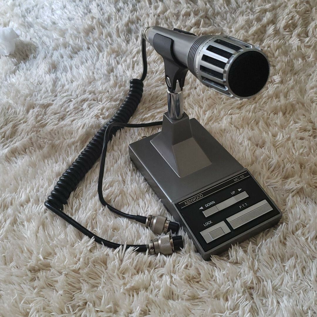 ケンウッド MC-60 スタンドマイク 外箱のみ有 美品！ ケンウッド MC-60