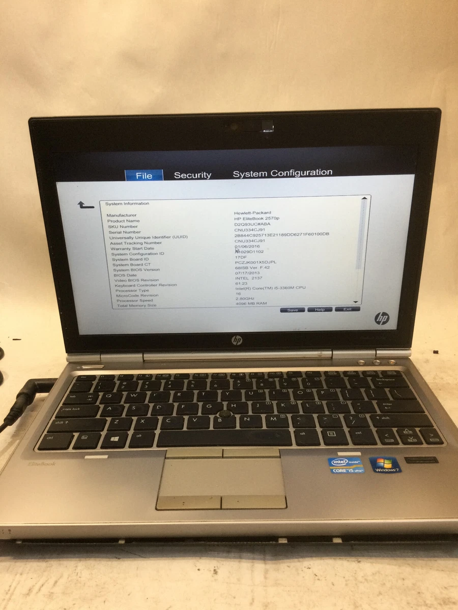HP Elitebook 2570P PC Laptops & Netbooks for Sale - Shop New