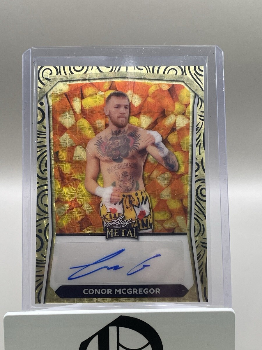 世界2枚】leaf コナー・マクレガー サインカード CONOR MCGREGOR