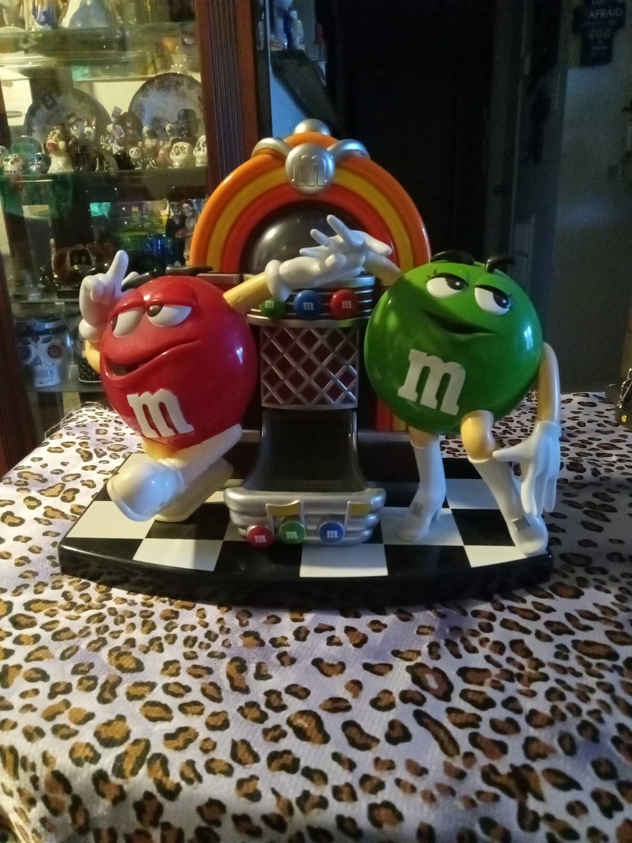 Vintage M&M's Rock and Roll Jukebox Original Candy Dispenser