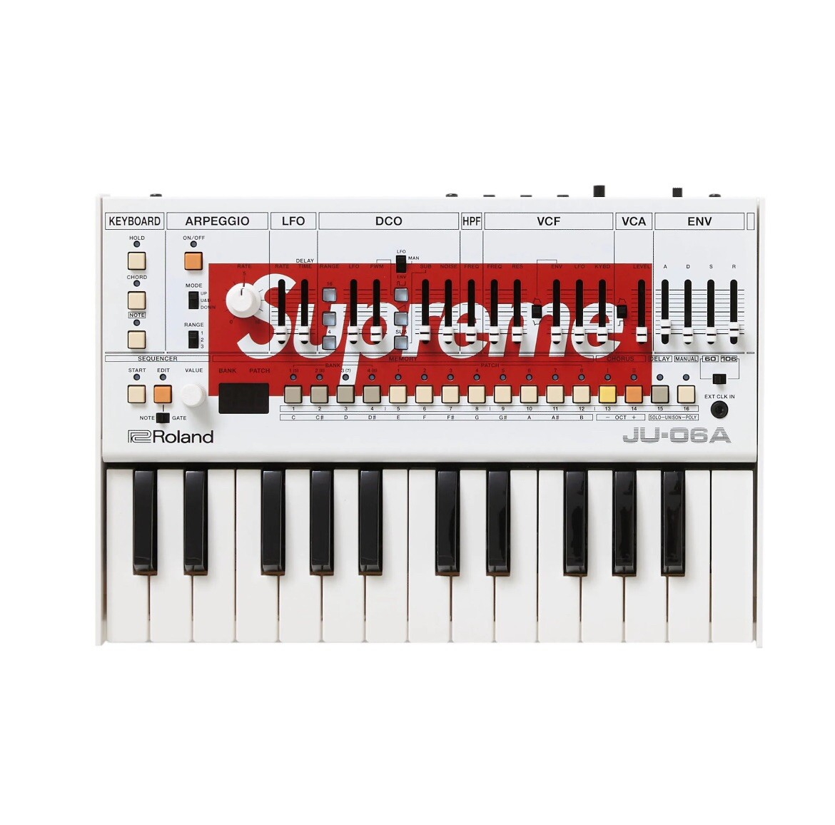 Supreme Roland JU-06A Synthesizer White - New In Hand Ships ASAP