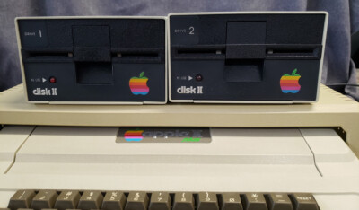 Vintage Apple II Plus System with Display and Drives A2S0016