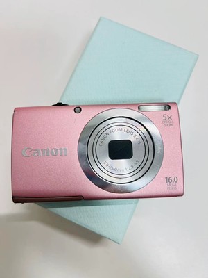 Canon PowerShot A2400 IS pink 16.0MP 5x Optical Zoom Digital