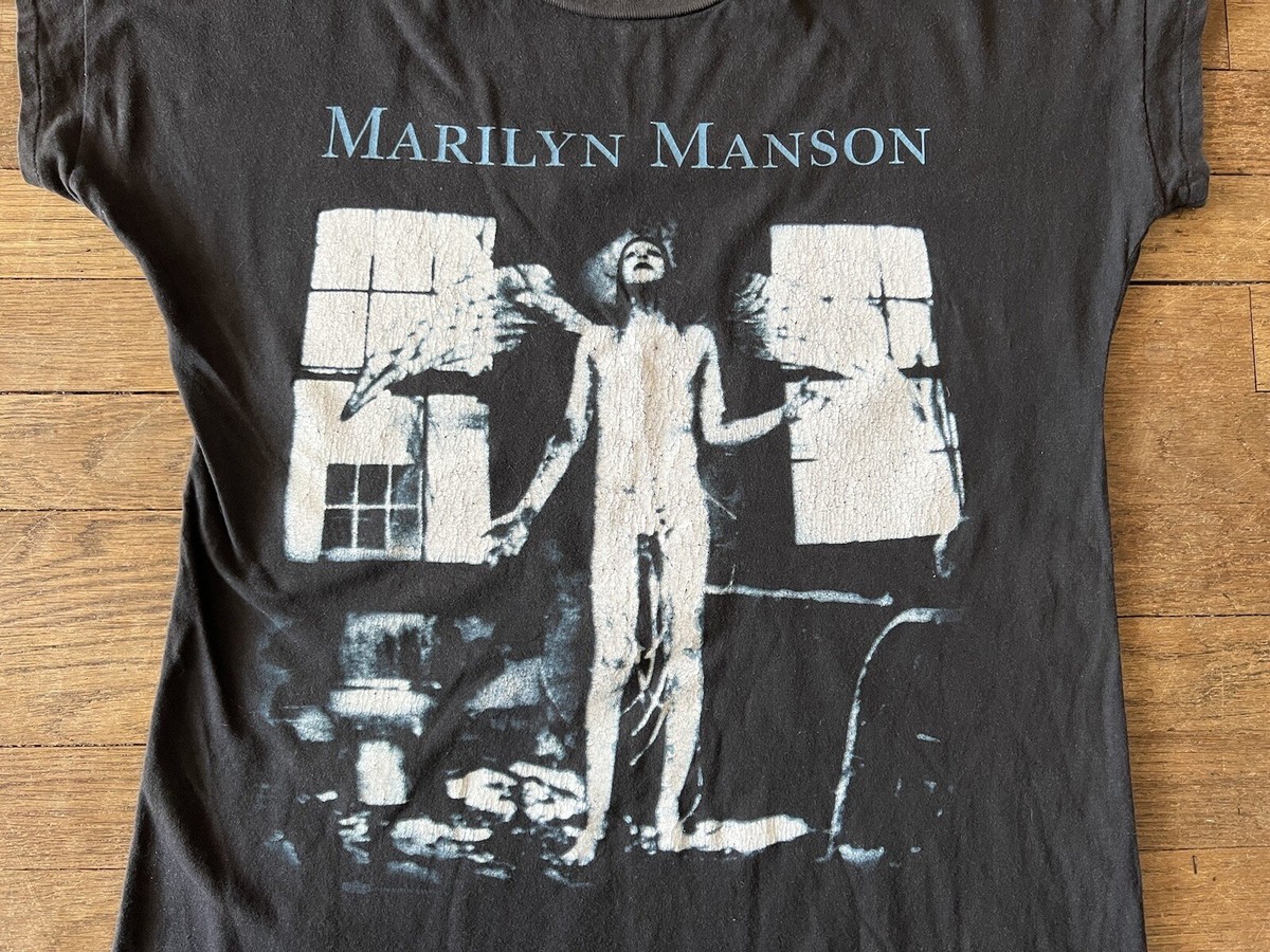 Vintage 90s Marilyn Manson Antichrist Superstar Concert Tee S M