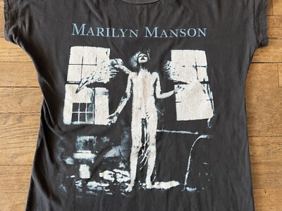 Vintage 90s Marilyn Manson Antichrist Superstar Concert Tee S M