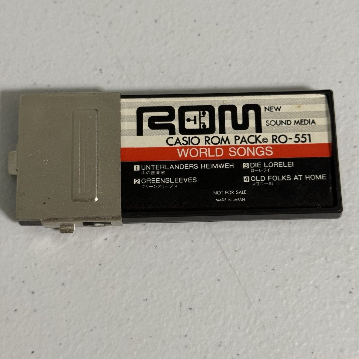 Casio ROM Pack RO-551 World Songs for Casio ROM Pack Keyboards | eBay