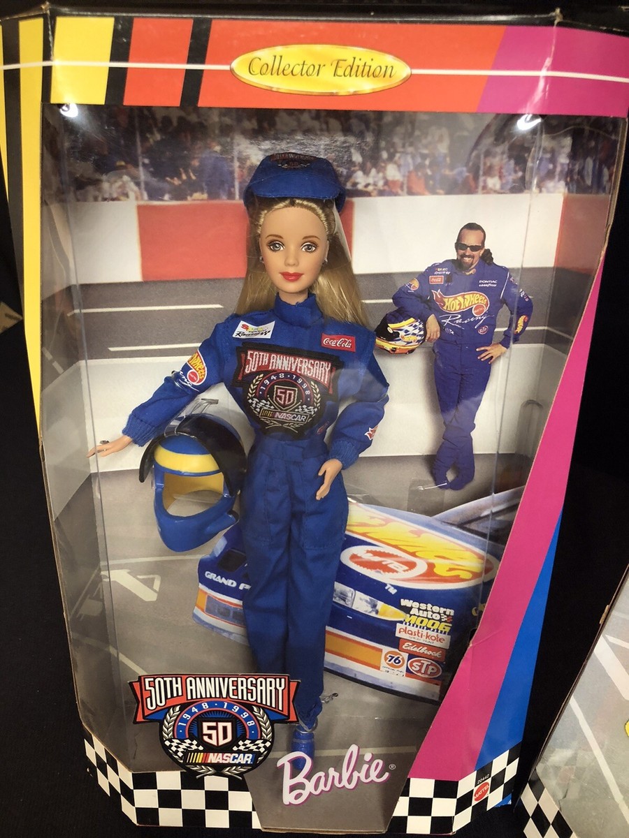 激希少レア バービー人形 NASCAR マクドナルド コレクターエディション
