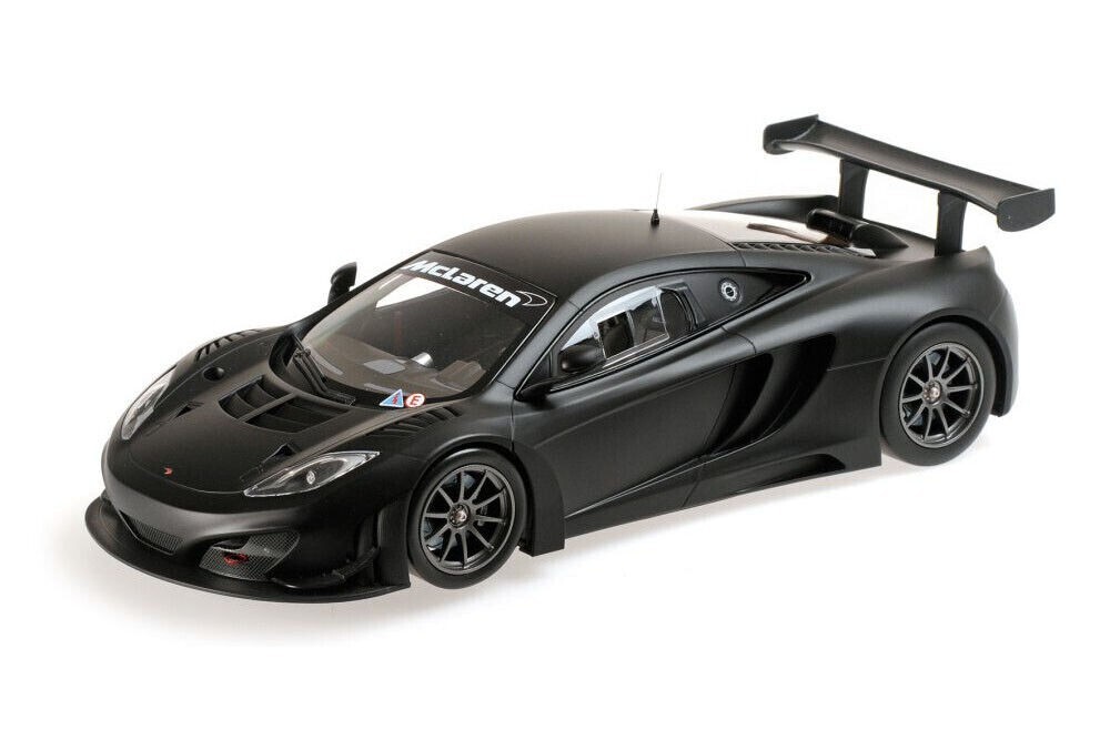 MINICHAMPS 1/18 car McLaren MP4-12C GT3 Street 2012 matt black