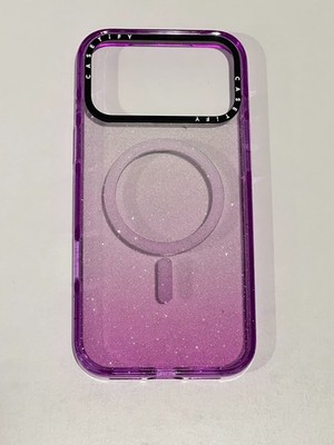 CASETiFY Impact Case w/ Magsafe iPhone 17 Pro Max - Purple Glitter