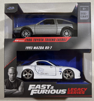 JADA Fast & Furious Legacy Series 12台セット 2 Pack Fast & Furious