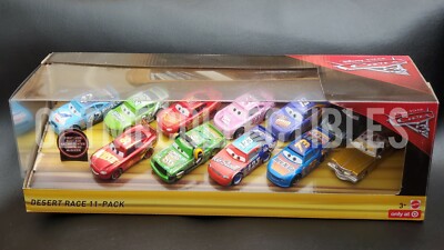 DISNEY PIXAR CARS DESERT RACE 11 PACK TODD MARCUS NO STALL SAVE 6