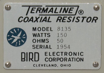 その他 Bird Termaline Coaxial Resistor Bird Termaline Coaxial Resistor